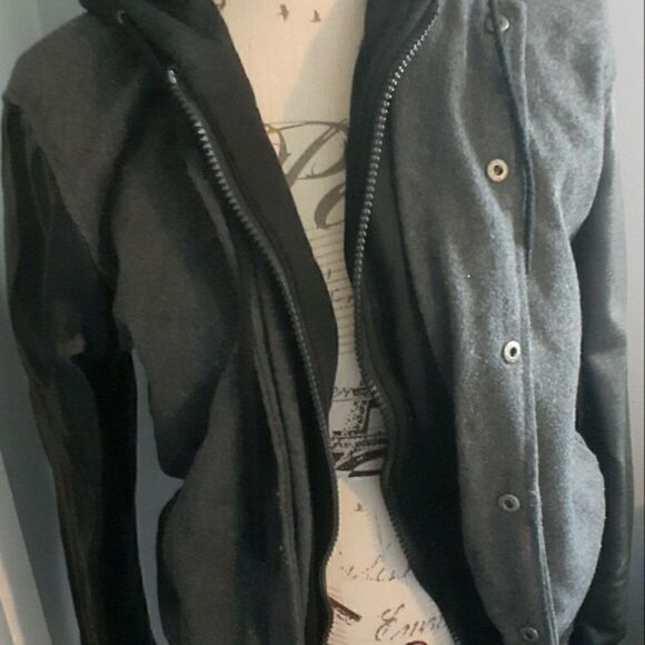 Aeropostale Varsity Style Hooded Jacket - Picture 1 of 5